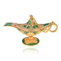 Сувенир Лампа Аладдина, 4,5х8х3см, цвет зеленый ST069-02