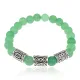 Рунический браслет Обновление и оздоровление тела с нат.камнем Нефрит 8мм BSRH1-002
