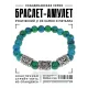 Рунический браслет Рунические активаторы с синт.камнем Хризоколла 8мм BSRH1-006