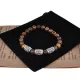 Рунический браслет Максимальное развитие с нат.камнем Тигровый глаз 8мм BSRH1-010