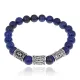 Рунический браслет Денежный канал с нат.камнем Лазурит 8мм BSRH1-018