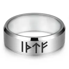 Кольцо с рунической формулой Избавление от зависимости, р.11 KLL-004-11