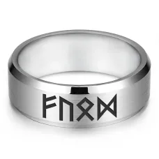 Кольцо с рунической формулой Карьера и бизнес, р.12 KLL-005-12