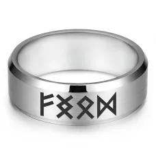 Кольцо с рунической формулой Растущее благосостояние, р.12 KLL-008-12