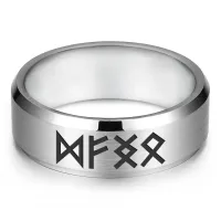 Кольцо с рунической формулой Изобилие в семье, р.8 KLL-009-8