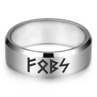 Кольцо с рунической формулой Стабильный рост, р.12 KLL-010-12