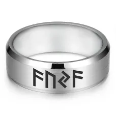 Кольцо с рунической формулой Счастье, удача, успех, р.11 KLL-011-11