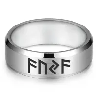 Кольцо с рунической формулой Счастье, удача, успех, р.9 KLL-011-9