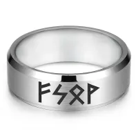 Кольцо с рунической формулой Успех во всех делах, р.9 KLL-012-9