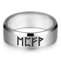 Кольцо с рунической формулой Выигрыш в лотерею, р.9 KLL-014-9