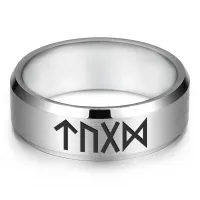 Кольцо с рунической формулой Победа в тендере, аукционе, конкурсе, р.11 KLL-015-11