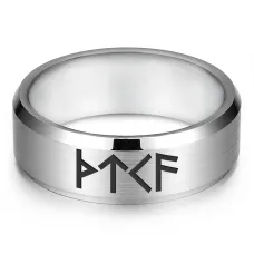 Кольцо с рунической формулой Формула обретения мудрости, р.10 KLL-018-10