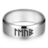 Кольцо с рунической формулой Любовь и семья, р.10 KLL-019-10