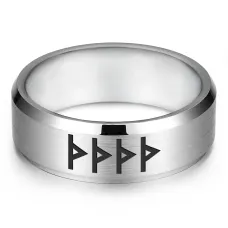 Кольцо с рунической формулой Приворотное заклинание, р.8 KLL-021-8