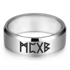 Кольцо с рунической формулой Поиск настоящей любви, р.10 KLL-024-10