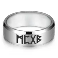 Кольцо с рунической формулой Поиск настоящей любви, р.11 KLL-024-11