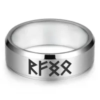 Кольцо с рунической формулой Успешное вложение денег, р.12 KLL-027-12