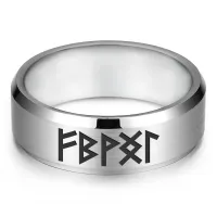 Кольцо с рунической формулой Стабильность в бизнесе, р.11 KLL-035-11