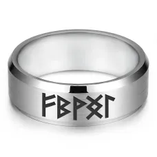 Кольцо с рунической формулой Стабильность в бизнесе, р.12 KLL-035-12