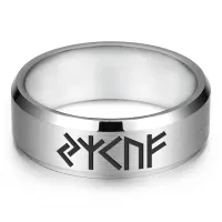 Кольцо с рунической формулой Увеличение доходов, р.9 KLL-036-9