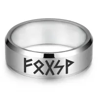 Кольцо с рунической формулой Клиенты, р.12 KLL-037-12