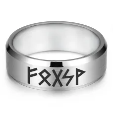 Кольцо с рунической формулой Клиенты, р.12 KLL-037-12