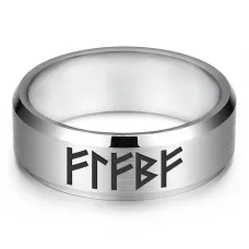 Кольцо с рунической формулой Рост денежного потока, р.11 KLL-038-11