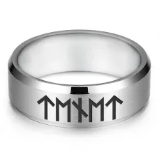 Кольцо с рунической формулой Исполнение любого желания, р.10 KLL-041-10