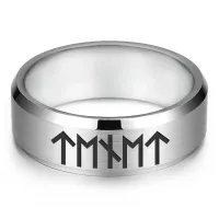 Кольцо с рунической формулой Исполнение любого желания, р.8 KLL-041-8