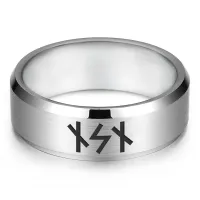 Кольцо с рунической формулой Нейтрализация негатива, р.8 KLL-049-8