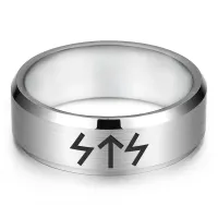 Кольцо с рунической формулой Победа над злом, р.11 KLL-050-11