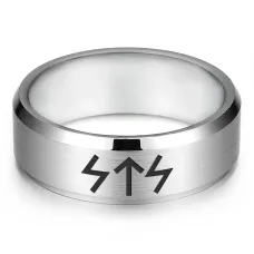 Кольцо с рунической формулой Победа над злом, р.11 KLL-050-11