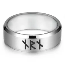 Кольцо с рунической формулой Защита от колдовства, р.12 KLL-051-12