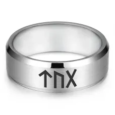 Кольцо с рунической формулой Удача в любви, р.10 KLL-052-10