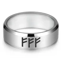 Кольцо с рунической формулой Материальное благополучие, р.11 KLL-053-11