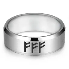 Кольцо с рунической формулой Материальное благополучие, р.11 KLL-053-11