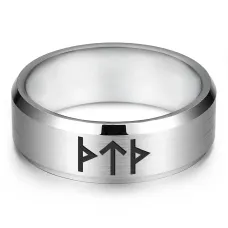 Кольцо с рунической формулой Защитный барьер, р.10 KLL-055-10