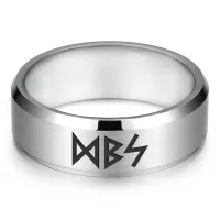 Кольцо с рунической формулой Обновление и духовное очищение, р.10 KLL-057-10