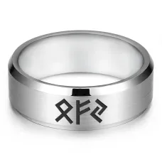 Кольцо с рунической формулой Преумножение собственности, р.11 KLL-058-11