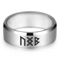 Кольцо с рунической формулой Обновление и оздоровление тела, р.10 KLL-065-10