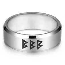 Кольцо с рунической формулой Женское счастье, р.12 KLL-067-12