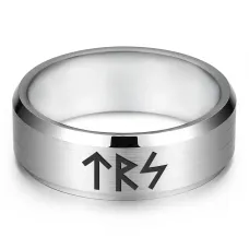 Кольцо с рунической формулой Успех и личностный рост, р.12 KLL-068-12