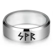 Кольцо с рунической формулой Направление на путь к успеху, р.10 KLL-071-10