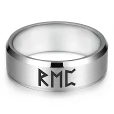 Кольцо с рунической формулой Максимальное развитие, р.8 KLL-073-8