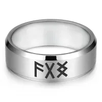 Кольцо с рунической формулой Гармония в отношениях, р.8 KLL-077-8