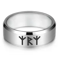 Кольцо с рунической формулой Божественная защита, р.12 KLL-078-12