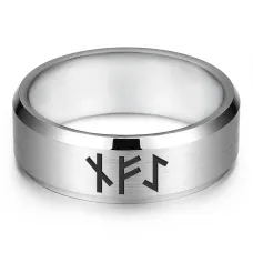 Кольцо с рунической формулой Преодоление кризиса, р.10 KLL-082-10