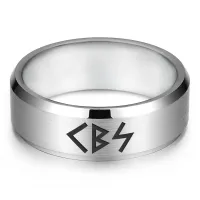 Кольцо с рунической формулой Огненная женственность, р.10 KLL-084-10