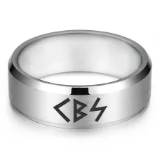 Кольцо с рунической формулой Огненная женственность, р.9 KLL-084-9