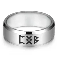 Кольцо с рунической формулой Привлечение партнера по судьбе, р.11 KLL-090-11